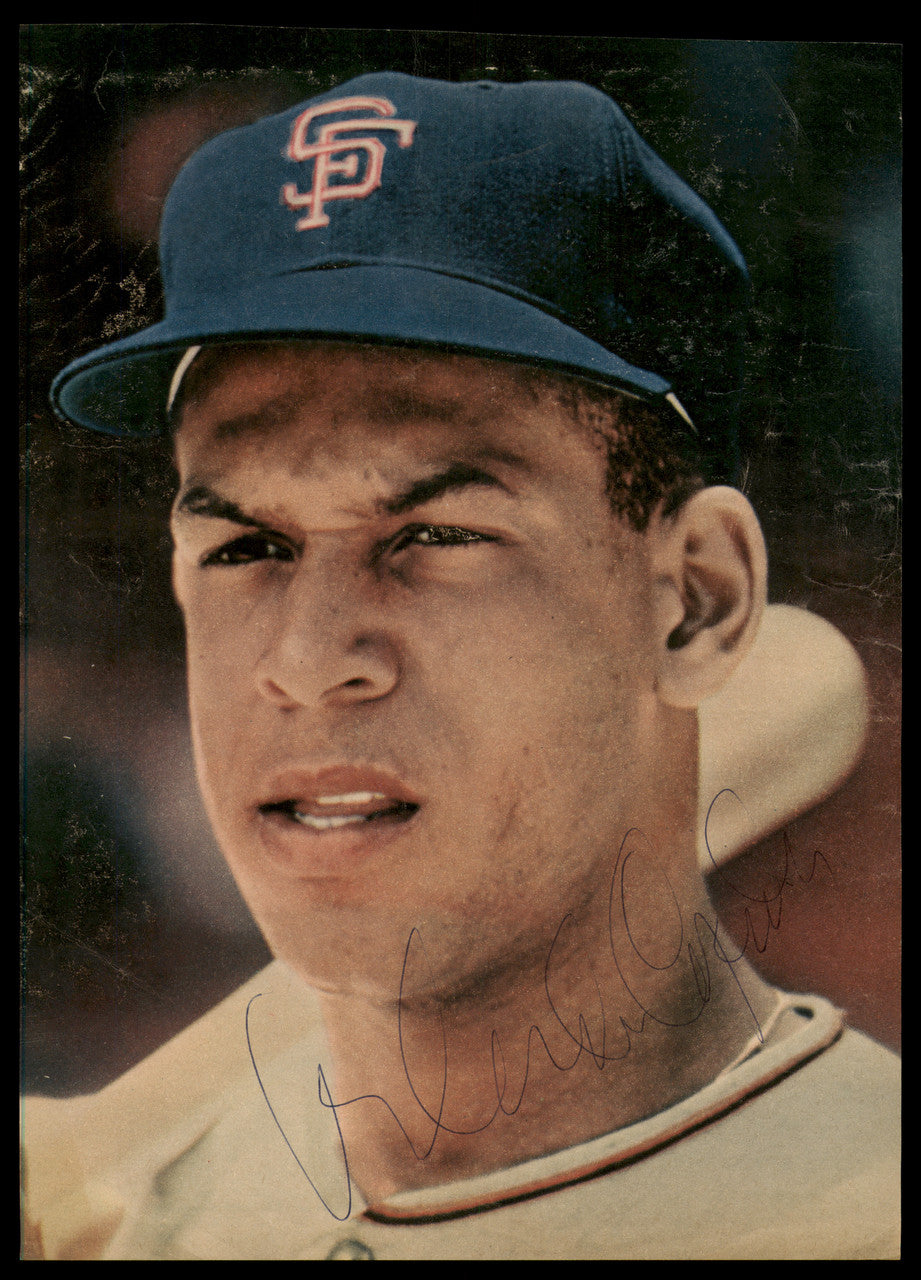 Orlando Cepeda Autographed 7x10 Magazine Page Photo San Francisco Giants SKU #248683