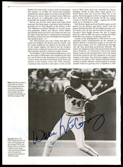 Willie McCovey & Orlando Cepeda Autographed 9x12 Magazine Page Photo San Francisco Giants SKU #248686