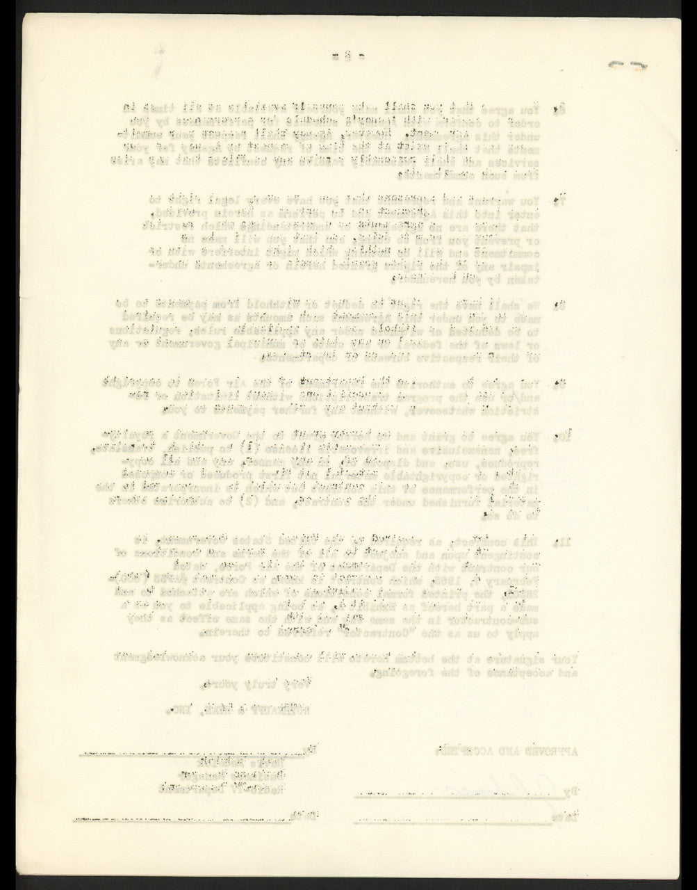 Jackie Robinson Autographed 1956 Greatest Sports Thrill Contract Brooklyn Dodgers Beckett BAS #AE16478