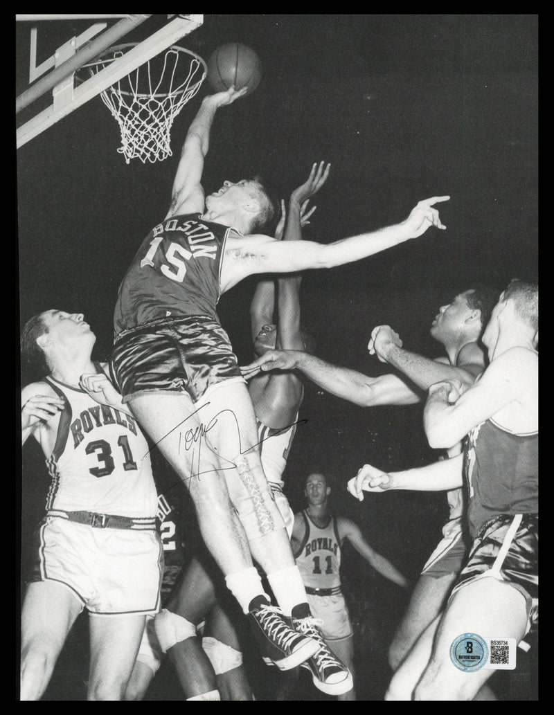 Tommy Heinsohn Autographed 8x11 Magazine Page Photo Boston Celtics Beckett BAS QR #BS36734