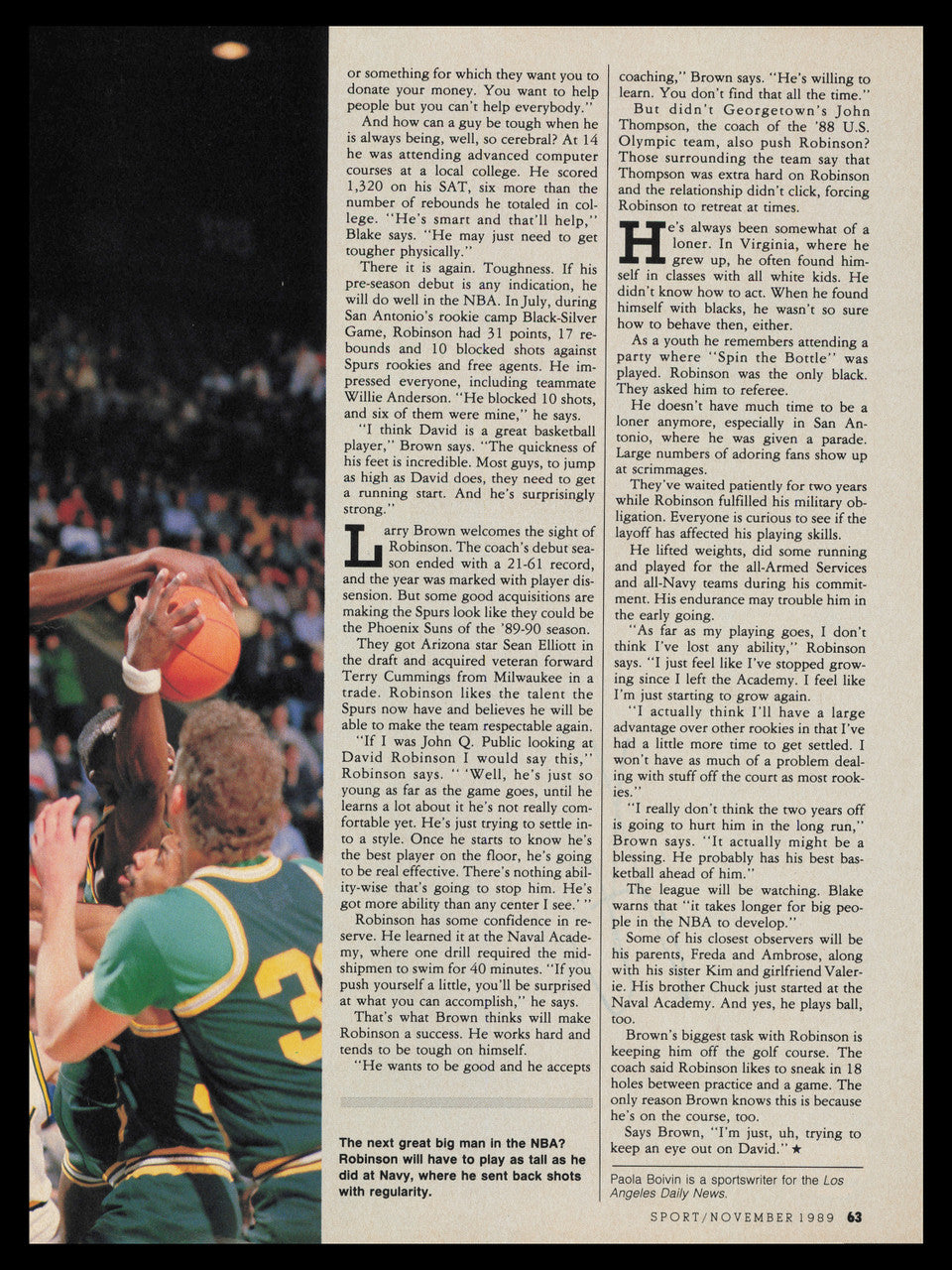 Karl Malone Autographed 8x11 Magazine Page Photo Utah Jazz Beckett BAS QR #BS36779