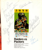 1968 Green Bay Packers Autographed Super Bowl II Program With 21 Signatures Including Bart Starr & Henry Jordan Beckett BAS #AE16479