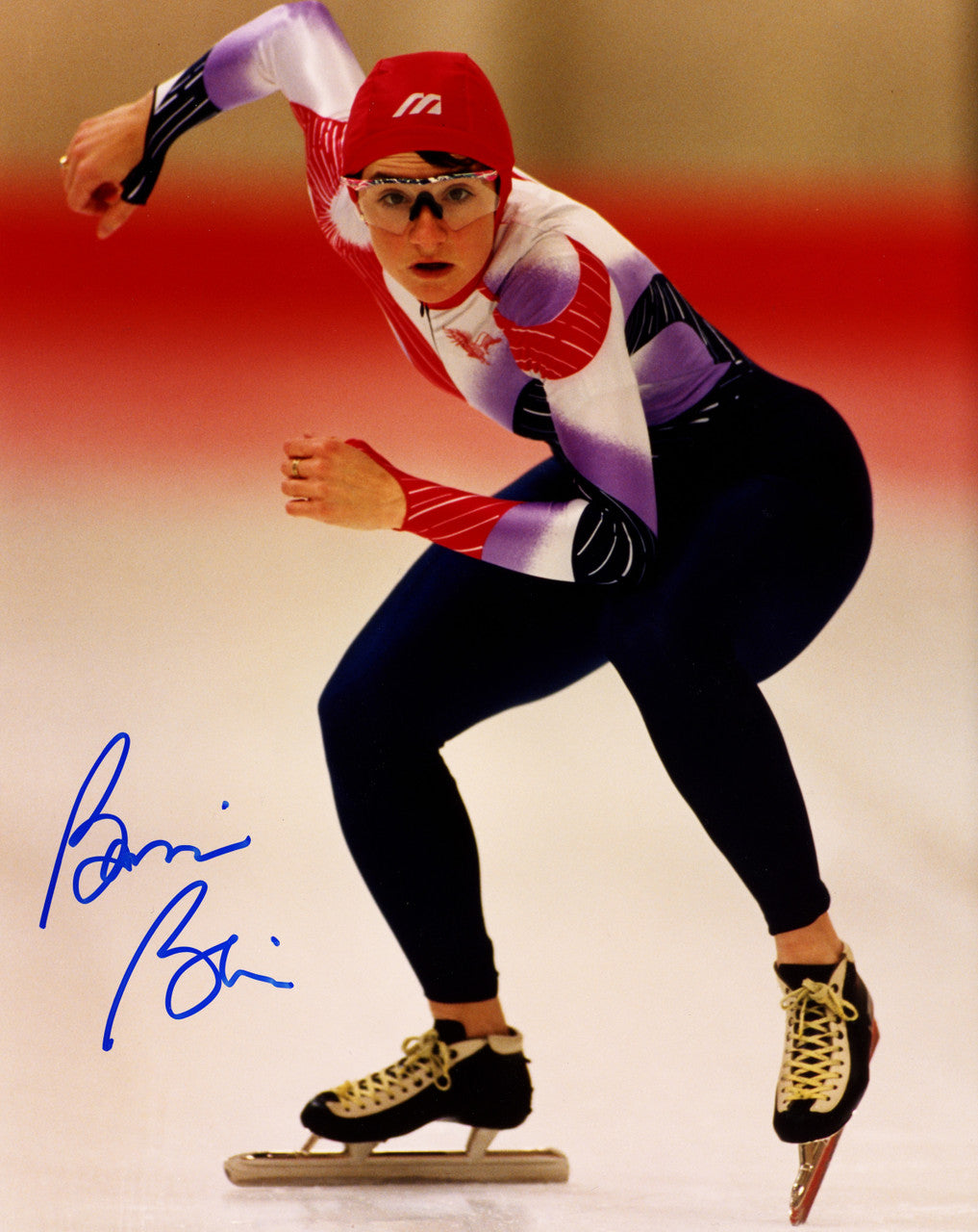 Bonnie Blair Autographed 8x10 Photo Team USA Stock #247911