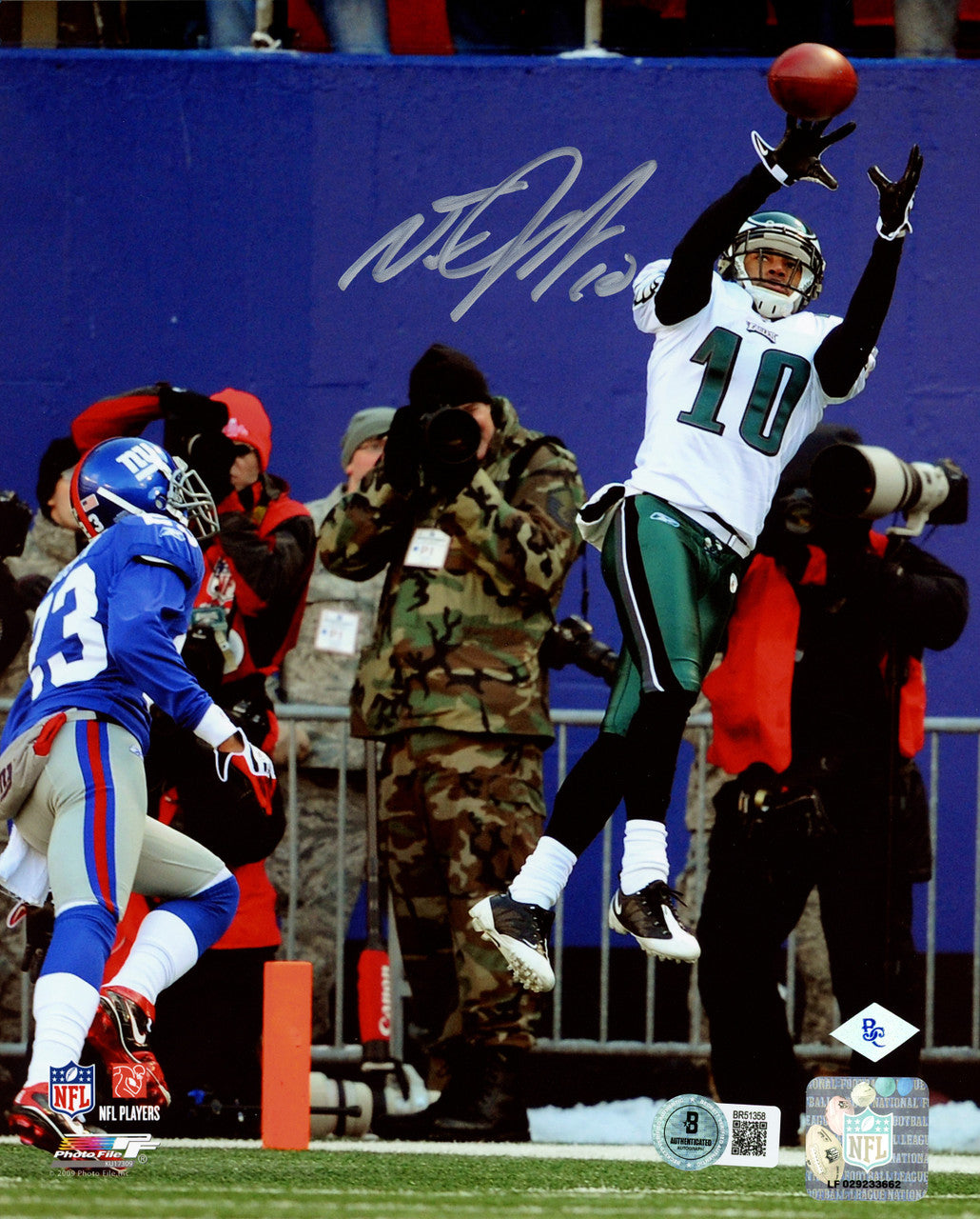 DeSean Jackson Autographed 8x10 Photo Philadelphia Eagles Beckett BAS QR Stock #247916