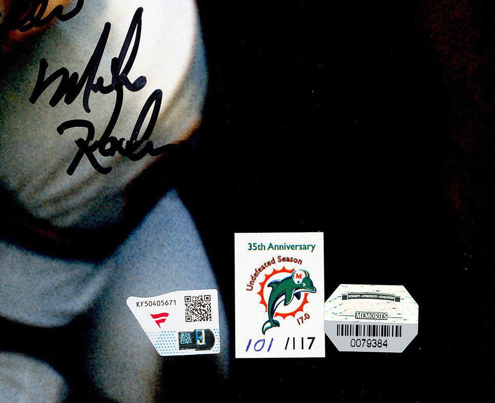 1972 Miami Dolphins Perfect Season Team Autographed 20x24 Photo With 40+ Signatures Including Don Shula & Bob Griese #/117 Fanatics Holo Stock #246184