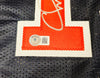 Team USA Chris Mullin Autographed Blue Jersey Beckett BAS Witness Stock #232596