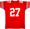 San Francisco 49ers Ji'Ayir Brown Autographed Red Jersey Beckett BAS Witness Stock #232605