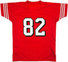 San Francisco 49ers John Taylor Autographed Red Jersey Beckett BAS Witness Stock #232608