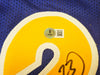 Golden State Warriors Mitch Richmond Autographed Blue Jersey "HOF 2014" Beckett BAS Witness Stock #232588