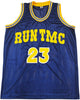 Golden State Warriors Mitch Richmond Autographed Blue Jersey Beckett BAS Witness Stock #232587