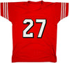 San Francisco 49ers Ji'Ayir Brown Autographed Red Jersey Beckett BAS Witness Stock #232606