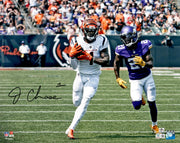 Ja'Marr Chase Autographed 16x20 Photo Cincinnati Bengals Beckett BAS Witness Stock #232746
