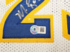 Golden State Warriors Chris Mullin, Tim Hardaway & Mitch Richmond Autographed White Jersey Run TMC Beckett BAS Witness Stock #216817