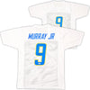Los Angeles Chargers Kenneth Murray Jr. Autographed White Jersey Beckett BAS Witness Stock #215957