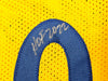 Golden State Warriors Chris Mullin, Tim Hardaway & Mitch Richmond Autographed Yellow Jersey Run TMC "HOF" Beckett BAS Witness Stock #216822
