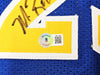Golden State Warriors Chris Mullin, Tim Hardaway & Mitch Richmond Autographed Blue Jersey Run TMC Beckett BAS Witness Stock #216819
