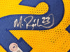 Golden State Warriors Chris Mullin, Tim Hardaway & Mitch Richmond Autographed Yellow Jersey Run TMC Beckett BAS Witness Stock #216823