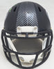 Chris Carson Autographed Seattle Seahawks Blue Speed Mini Helmet Fanatics Holo Stock #216813