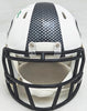 Chris Carson Autographed Seattle Seahawks Flat Matte White Speed Mini Helmet Fanatics Holo Stock #216811
