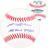 Michael Busch Autographed Baseball Chicago Cubs "MLB Debut 4/25/23" Beckett BAS Witness Stock #216943