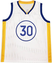 Golden State Warriors Stephen Curry Autographed White Jersey JSA Stock #246198