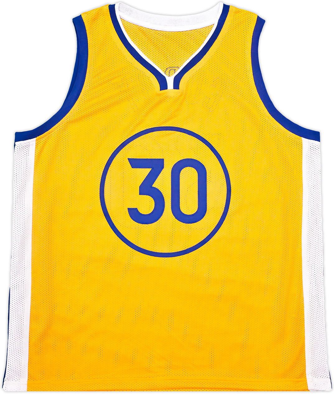 Golden State Warriors Stephen Curry Autographed Yellow Jersey JSA Stock #246197