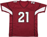 Arizona Cardinals Patrick Peterson Autographed Red Jersey Beckett BAS Witness Stock #246194