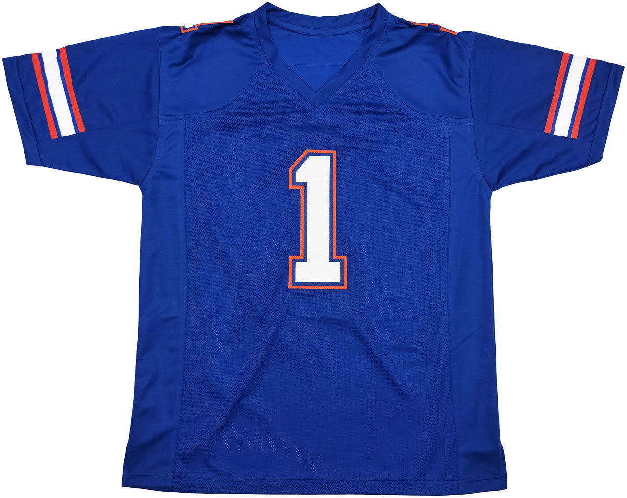 Florida Gators Percy Harvin Autographed Blue Jersey "#11" Beckett BAS QR Stock #246193