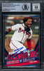 Ronald Acuna Jr. Autographed 2020 Topps Update Highlights Card #TRA-3 Atlanta Braves Auto Grade Gem Mint 10 Beckett BAS #15772109