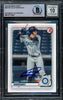 Julio Rodriguez Autographed 2020 Bowman Draft Rookie Card #BD188 Seattle Mariners Auto Grade Gem Mint 10 Beckett BAS #15773547