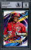 Juan Soto Autographed 2020 Topps Fire National BB Card Day Card #FP-6 New York Mets Auto Grade Gem Mint 10 Beckett BAS #15774040