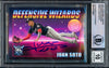 Juan Soto Autographed 2021 Topps Big League Defensive Wizards Card #DW-14 New York Mets Auto Grade Gem Mint 10 Beckett BAS #15774061