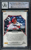 Juan Soto Autographed 2022 Panini Prizm Championship Stage Card #CS-7 New York Mets Auto Grade Gem Mint 10 Beckett BAS #15774312