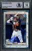 Fernando Tatis Jr. Autographed 2020 Bowman Chrome Card #82 San Diego Padres Auto Grade Gem Mint 10 Beckett BAS #15774538