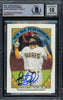 Fernando Tatis Jr. Autographed 2021 Topps Heritage New Age Performers Card #NAP-5 San Diego Padres Auto Grade Gem Mint 10 Beckett BAS #15775177
