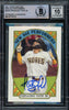 Fernando Tatis Jr. Autographed 2021 Topps Heritage New Age Performers Card #NAP-5 San Diego Padres Auto Grade Gem Mint 10 Beckett BAS #15775179