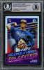 Wander Franco Autographed 2022 Bowman Chrome ROY Favorite Rookie Card #ROYF1 Tampa Bay Rays Beckett BAS #15780148