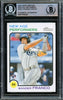 Wander Franco Autographed 2022 Topps Heritage New Age Performers Rookie Card #NAP1 Tampa Bay Rays (Light) Beckett BAS #15780223