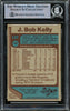 J. Bob Kelly Autographed 1977-78 Topps Card #14 Pittsburgh Penguins Beckett BAS #15780977
