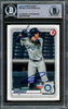 Julio Rodriguez Autographed 2020 Bowman Draft Rookie Card #BD188 Seattle Mariners Beckett BAS #15781202