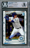 Julio Rodriguez Autographed 2020 Bowman Chrome Rookie Card #BCP19 Seattle Mariners Beckett BAS #15781213