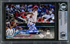 Juan Soto Autographed 2018 Topps Update Rookie Card #US104 New York Mets Beckett BAS #15781560