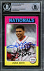 Juan Soto Autographed 2019 Topps Archives Card #119 New York Mets Beckett BAS #15781574