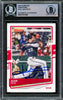 Juan Soto Autographed 2020 Donruss Variations Card #162 New York Mets Beckett BAS #15781583