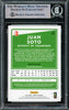 Juan Soto Autographed 2020 Donruss Variations Card #162 New York Mets Beckett BAS #15781583