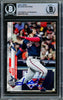 Juan Soto Autographed 2020 Topps World Series Card #6 New York Mets Beckett BAS #15781703