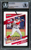 Juan Soto Autographed 2021 Donruss Card #195 New York Mets Beckett BAS #15781715