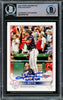 Juan Soto Autographed 2022 Topps Opening Day Card #150 New York Mets Beckett BAS #15781738