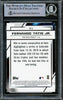 Fernando Tatis Jr. Autographed 2020 Topps Chrome Fire National Baseball Card Day Card #FP-5 San Diego Padres Beckett BAS #15782120