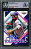 Fernando Tatis Jr. Autographed 2020 Topps Fire Card #95 San Diego Padres Beckett BAS #15782130